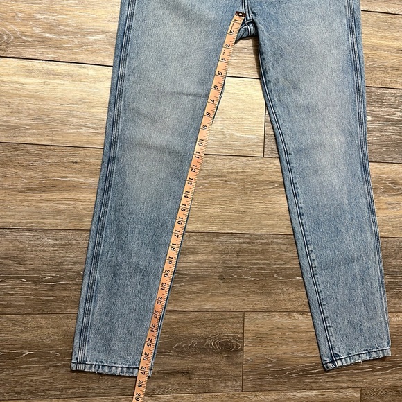 JORDACHE PVC BLUE POCKET JEANS VINTAGE CROP SIZE 25 - Picture 6 of 10